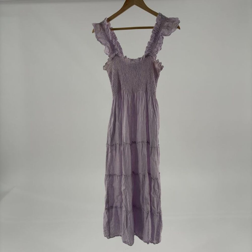 Hill House Linen Nap Dress in lavender